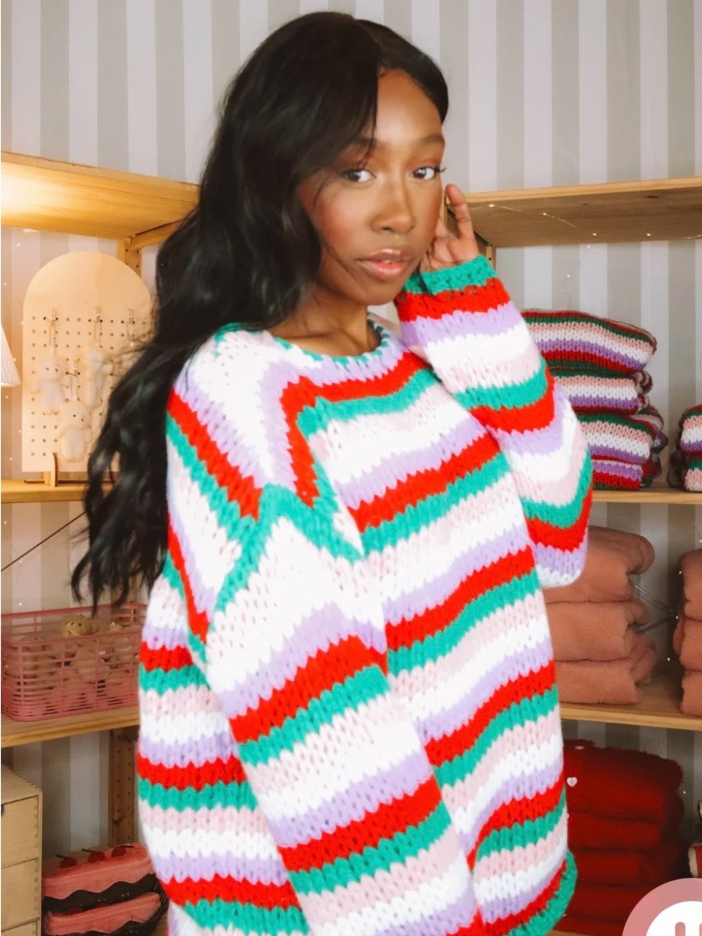 Winter/holiday knit sweater